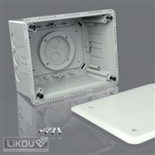 LIKOV Krabice elektroinstalační s víkem pro zatepl. rozměr 196/156/85-140mm, víko 210/170